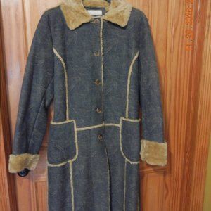 Vintage Boho Hippie Western Long Coat sz